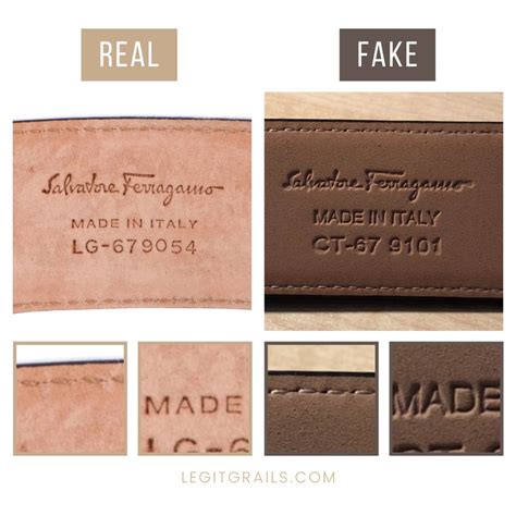 real vs fake ferragamo wallet